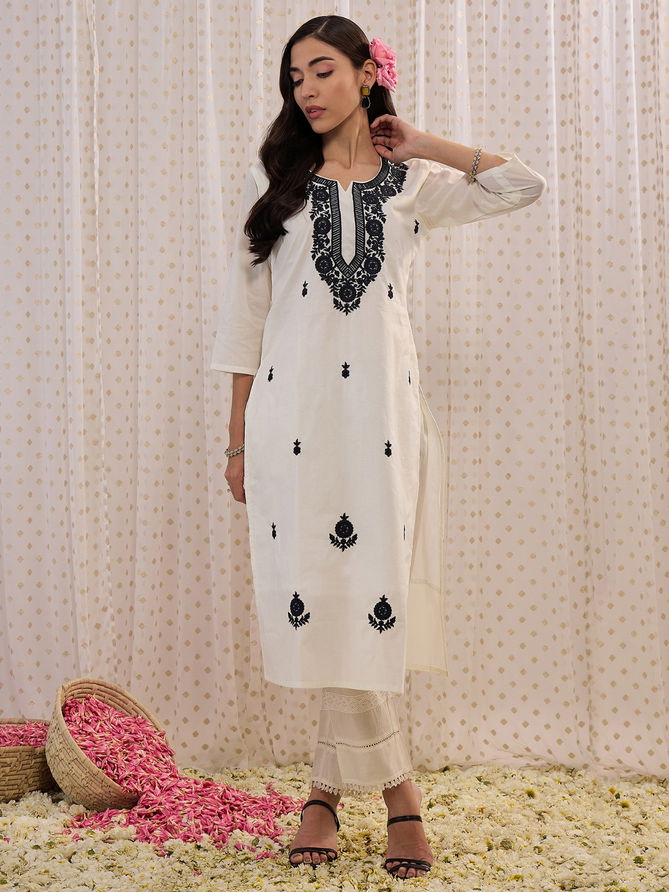 2483 Indo Era Heavy Cotton Embroidered Kurti Wholesale Shop In Surat
